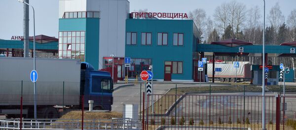 Пункт пропуска Григоровщина на белорусско-латвийской границе - Sputnik Латвия