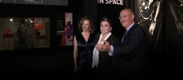 Выставка в честь Терешковой в Лондоне Выставка в честь Терешковой в Лондоне - Sputnik Latvija