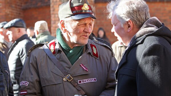 День легионеров СС в Риге 16 марта 2017 года - Sputnik Латвия