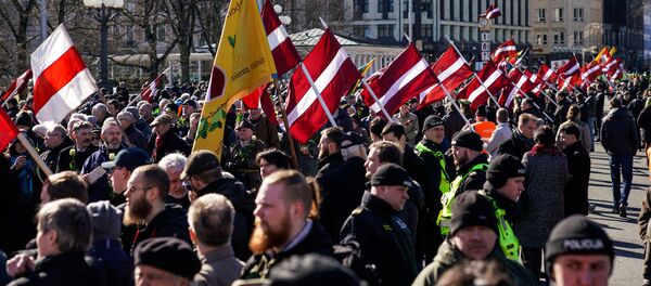 Leģionāru dienas pasākumi Rīgā 2017. gada 16. martā Leģionāru dienas pasākumi Rīgā 2017. gada 16. martā - Sputnik Latvija