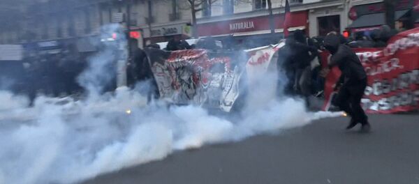 Беспорядки в Париже - Sputnik Latvija