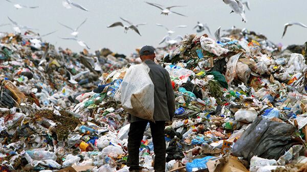 Rūpniecības atkritumu izgāztuve. Foto no arhīva - Sputnik Latvija