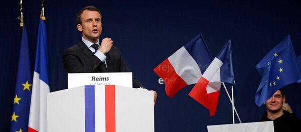 Francijas prezidents Emanuels Makrons - Sputnik Latvija