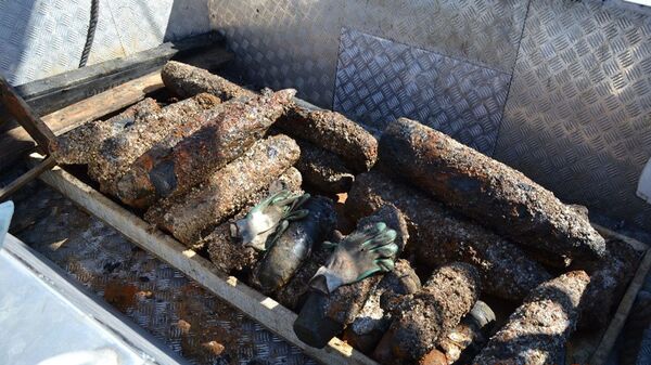 Снаряды времен Второй мировой войны на дне Балтийского моря - Sputnik Латвия