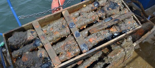 Снаряды времен ВОВ на дне Балтийского моря - Sputnik Латвия