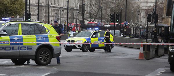 Полиция на месте нападения в Лондоне - Sputnik Латвия