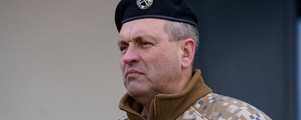 Командир Национальных вооруженных сил Латвии генерал-майор Леонид Калниньш Командир Национальных вооруженных сил Латвии генерал-майор Леонид Калниньш - Sputnik Latvija