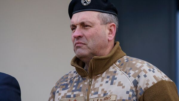 Командир Национальных вооруженных сил Латвии генерал-майор Леонид Калниньш - Sputnik Latvija