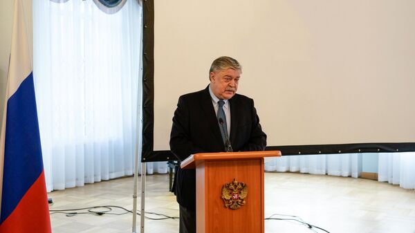 Посол России в Латвии Евгений Лукьянов - Sputnik Латвия