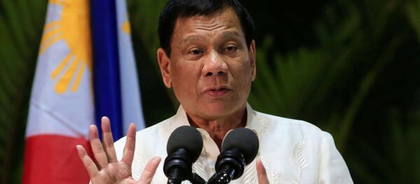 Filipīnu prezidents Rodrigo Duterte Filipīnu prezidents Rodrigo Duterte - Sputnik Latvija