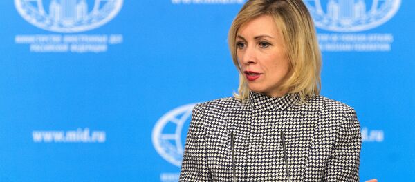 Krievijas ĀM pārstāve Marija Zaharova Krievijas ĀM pārstāve Marija Zaharova - Sputnik Latvija