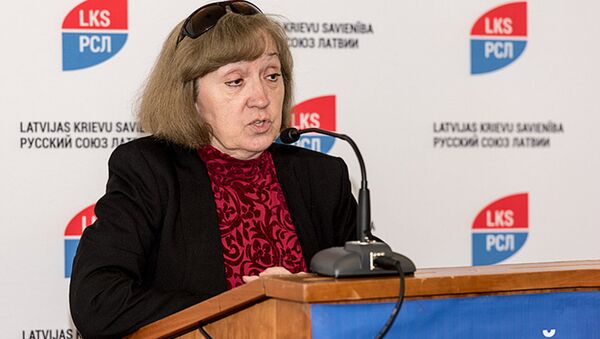 Председатель правления Русского общества в Латвии Татьяна Фаворская - Sputnik Латвия