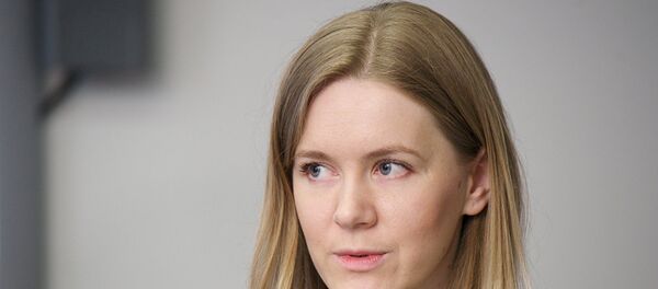 Координатор акции Тотальный диктант в Таллинне Яна Калинистова Координатор акции Тотальный диктант в Таллинне Яна Калинистова - Sputnik Латвия