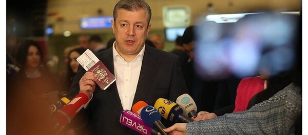 Премьер-министр Грузии Георгий Квирикашвили Премьер-министр Грузии Георгий Квирикашвили - Sputnik Latvija