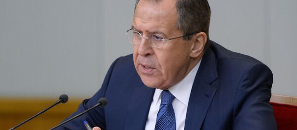 Пресс-конференция Министра иностранных дел РФ С. Лаврова Пресс-конференция Министра иностранных дел РФ С. Лаврова - Sputnik Латвия