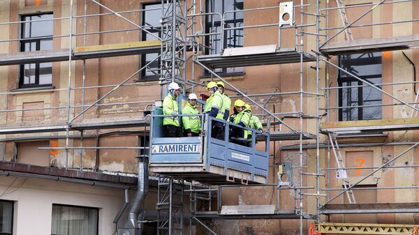 Реконструкция Рижской табачной фабрики Реконструкция Рижской табачной фабрики - Sputnik Латвия