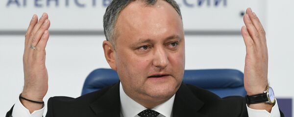 Пресс-конференция президента Республики Молдова И.Додона - Sputnik Latvija