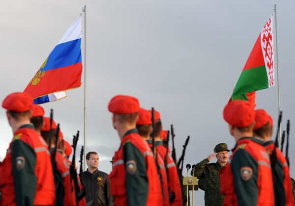 Российско-белорусские учения, архивное фото Российско-белорусские учения, архивное фото - Sputnik Латвия