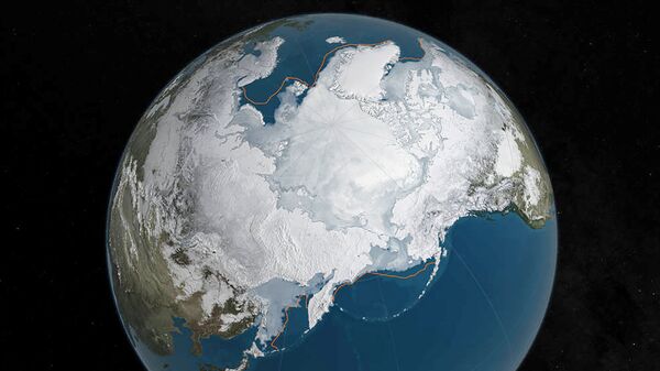 Zemes ainava no kosmiskās stacijas. Foto no arhīva - Sputnik Latvija