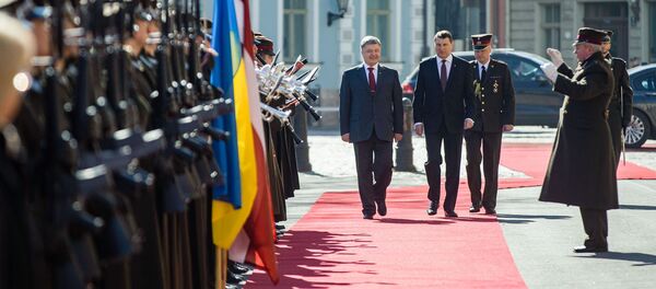 Официальный визит президента Украины Петра Порошенко в Латвийскую Республику - Sputnik Латвия