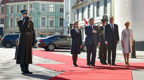 Официальный визит президента Украины Петра Порошенко в Латвийскую Республику - Sputnik Латвия