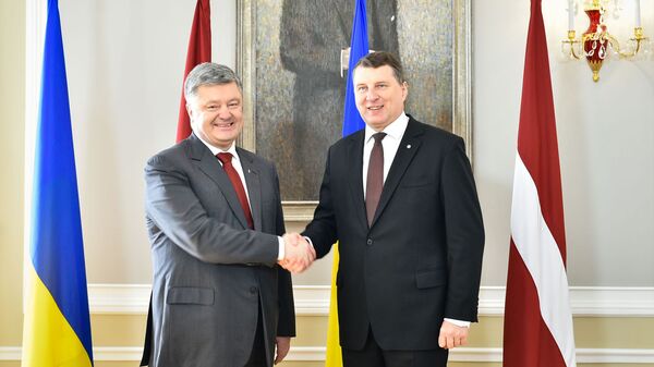 Официальный визит президента Украины Петра Порошенко в Латвийскую Республику - Sputnik Латвия