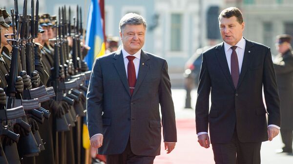 Официальный визит президента Украины Петра Порошенко в Латвийскую Республику - Sputnik Латвия