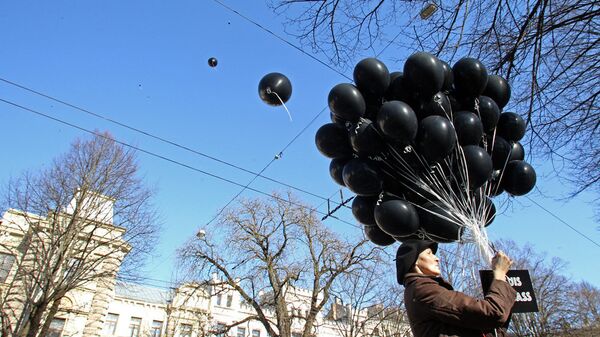Митинг у посольства Украины - Sputnik Латвия