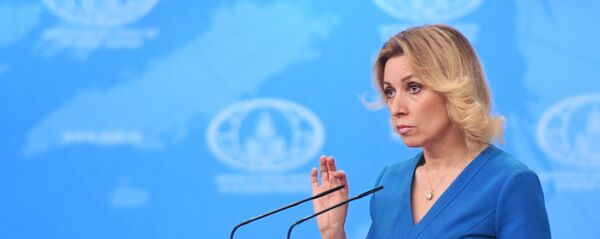 Krievijas Ārlietu ministrijas oficiālā pārstāve Marija Zaharova Krievijas Ārlietu ministrijas oficiālā pārstāve Marija Zaharova - Sputnik Latvija