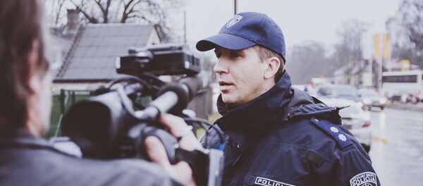 Полицейский Латвии - Sputnik Латвия