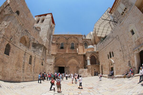 Храм Гроба Господня в Иерусалиме. Храм Гроба Господня в Иерусалиме. - Sputnik Латвия