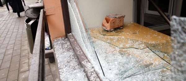 Рига, последствие погромов 2009 года - Sputnik Латвия