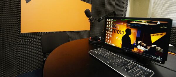 В студии радио Sputnik - Sputnik Латвия
