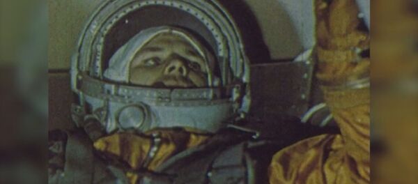 Первый в истории человечества полет в космос. Архивные кадры Первый в истории человечества полет в космос. Архивные кадры - Sputnik Latvija