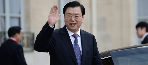 Председатель Постоянного комитета Всекитайского собрания народных представителей Чжан Дэцзян - Sputnik Латвия