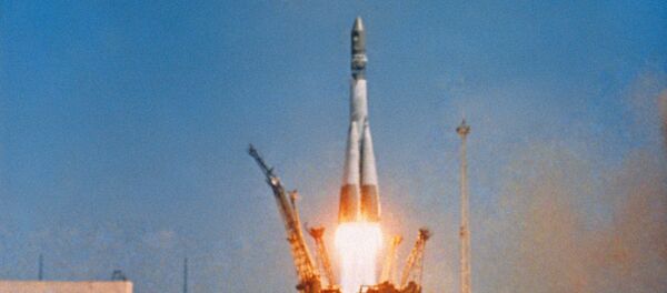 Старт космического корабля Восток-1 Старт космического корабля Восток-1 - Sputnik Latvija
