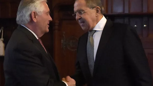 Переговоры министра иностранных дел РФ С. Лаврова и госсекретаря США Р. Тиллерсона - Sputnik Latvija