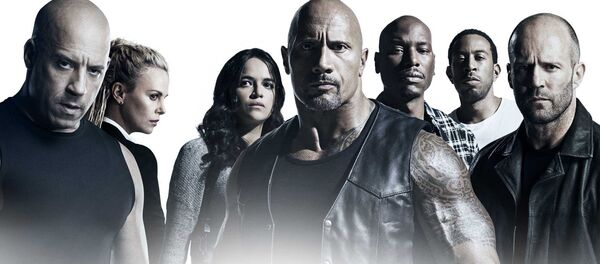 Постер фильма Форсаж 8 - Sputnik Latvija