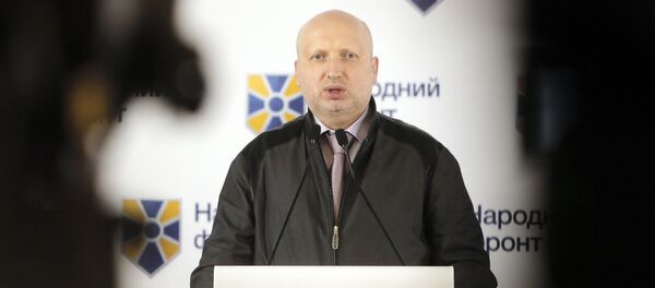 Секретарь Совета национальной безопасности и обороны Украины Александр Турчинов Секретарь Совета национальной безопасности и обороны Украины Александр Турчинов - Sputnik Latvija