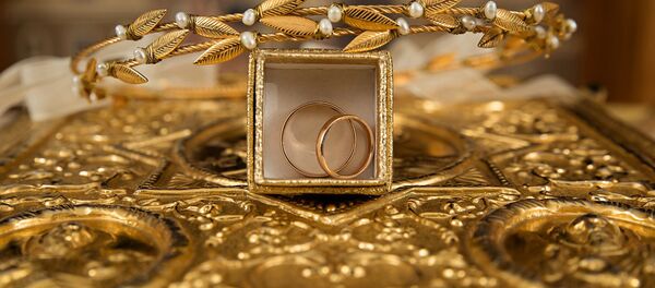 Обручальные кольца Обручальные кольца - Sputnik Latvija