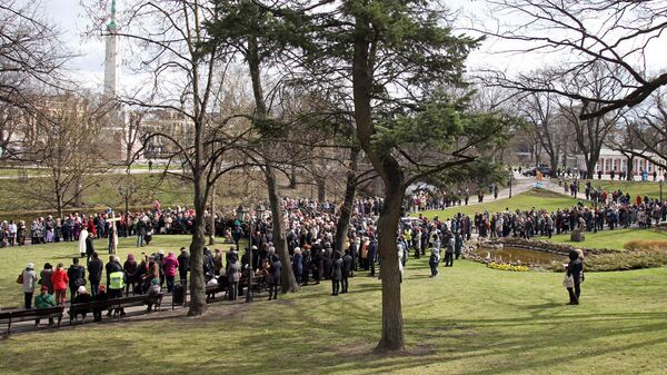 Экуменический Крестный ход в Риге - Sputnik Латвия