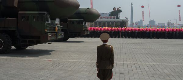 Пусковые установки межконтинентальных баллистических ракет Корейской народной армии - Sputnik Латвия