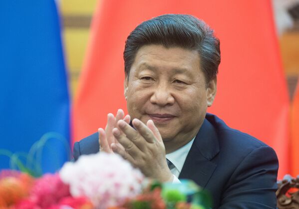 Ķīnas Tautas Republikas priekšsēdētājs Sji Dziņpins - Sputnik Latvija