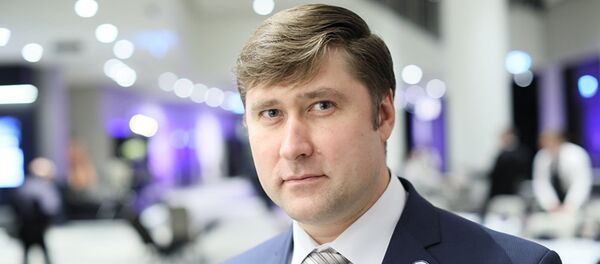 Председатель Профсоюза железнодорожников Эстонии Олег Чубаров  - Sputnik Латвия