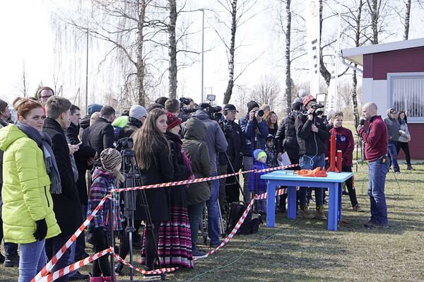Испытательный запуск латвийской ракеты Испытательный запуск латвийской ракеты - Sputnik Латвия