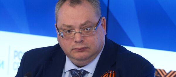 Старт акции Георгиевская ленточка в Москве - Sputnik Латвия