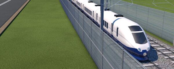 Визуализация проекта Rail Baltica Визуализация проекта Rail Baltica - Sputnik Latvija