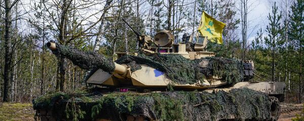 ASV kaujas tanks M1A2 Abrams starptautiskās mācībās Summer Shield XIV ASV kaujas tanks M1A2 Abrams starptautiskās mācībās Summer Shield XIV - Sputnik Latvija
