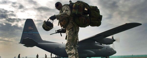 Солдат армии США Солдат армии США - Sputnik Latvija