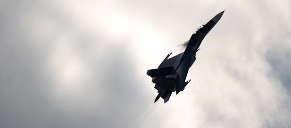 Iznīcinātājs Su-27. Foto no arhīva Iznīcinātājs Su-27. Foto no arhīva - Sputnik Latvija